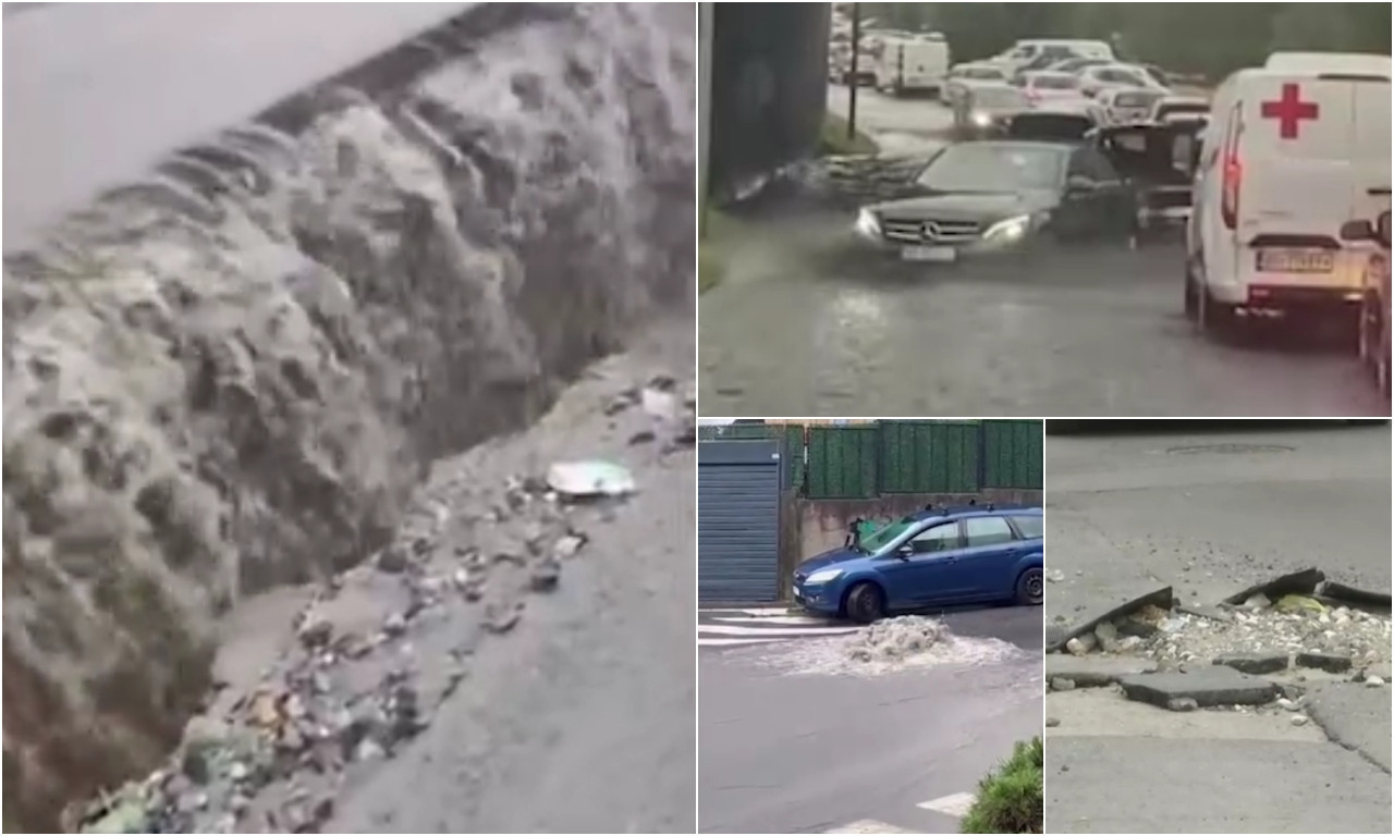 BEOGRAD PREPLAVLJEN JEZERIMA I GEJZERIMA, VOZILA ZAGLAVLJENA Evo zašto je grad pod vodom kad god je snažno nevreme
