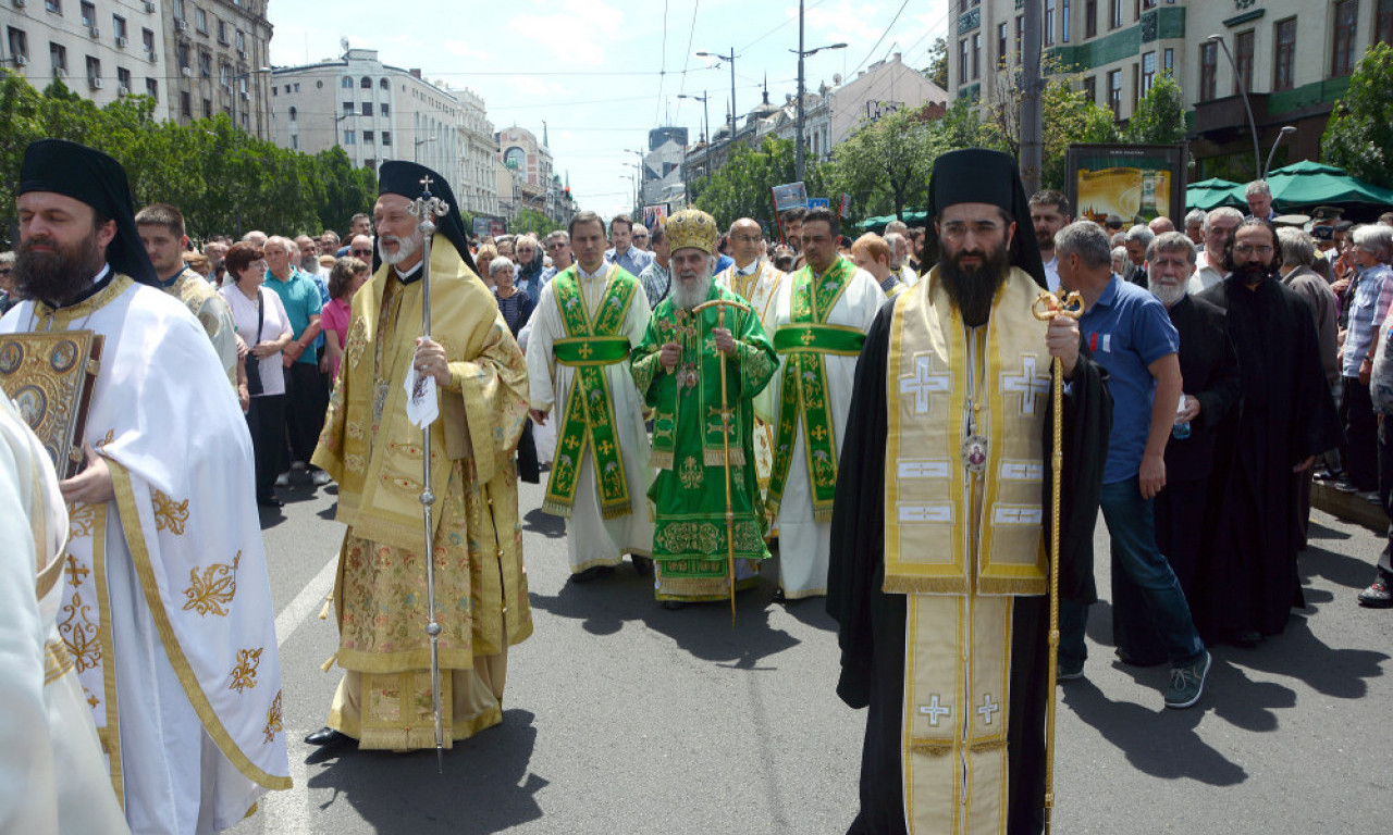 RUKA SVETOG SAVE STIŽE U BEOGRAD Spasovdanska litija sutra kreće od Vaznesenjske crkve