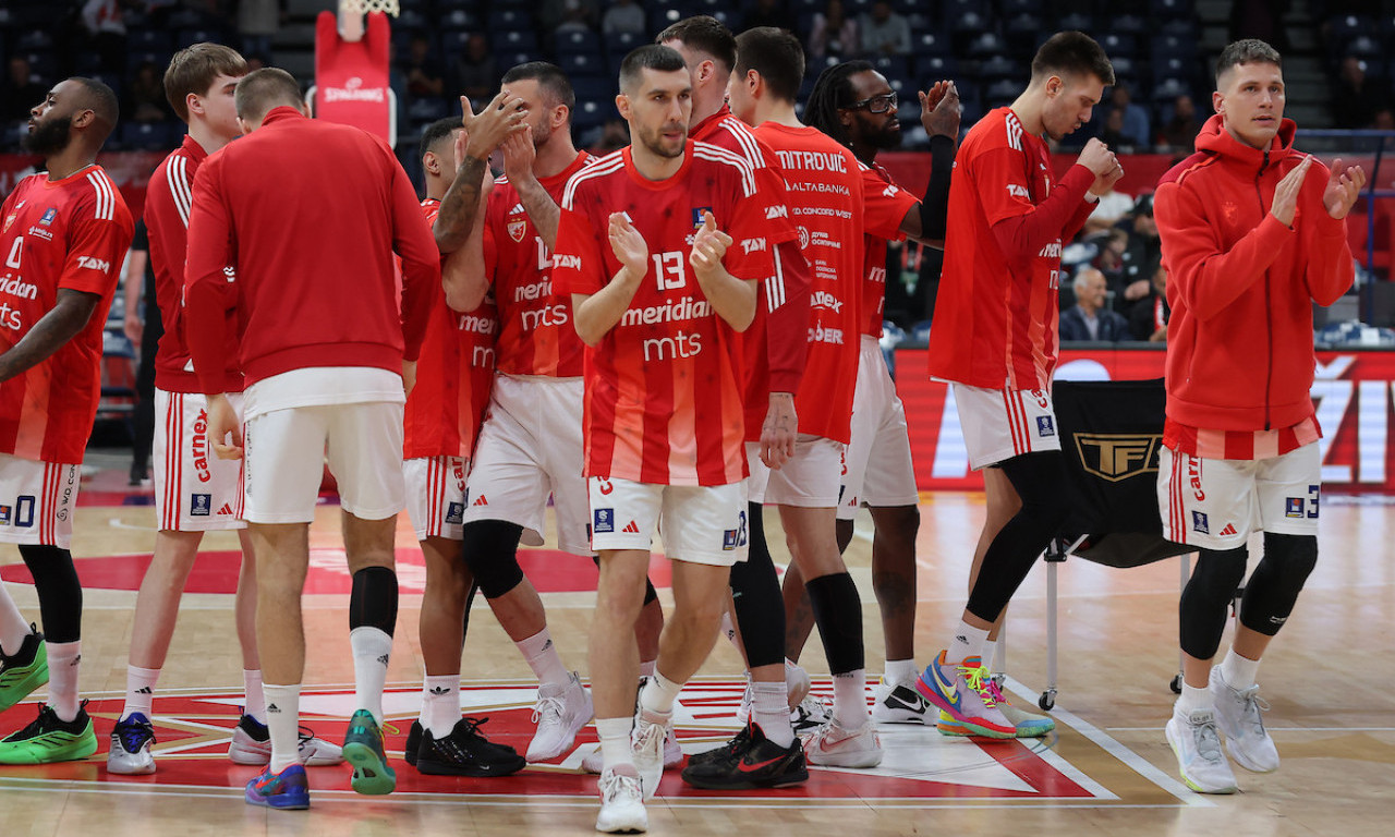 CRVENA ZVEZDA ZA MAJSTORICU: "Crveno beli" u areni protiv Budućnosti