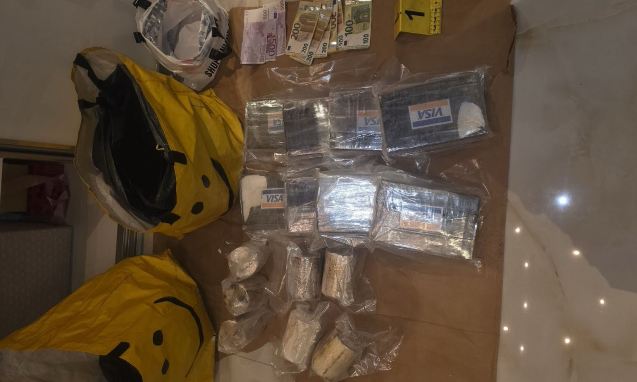 IDENTIFIKOVANI PAKLENI DILERI KOJI SU PALI U BEOGRADU! Pronađeno 11 kilograma kokaina tokom primopredaje (FOTO)