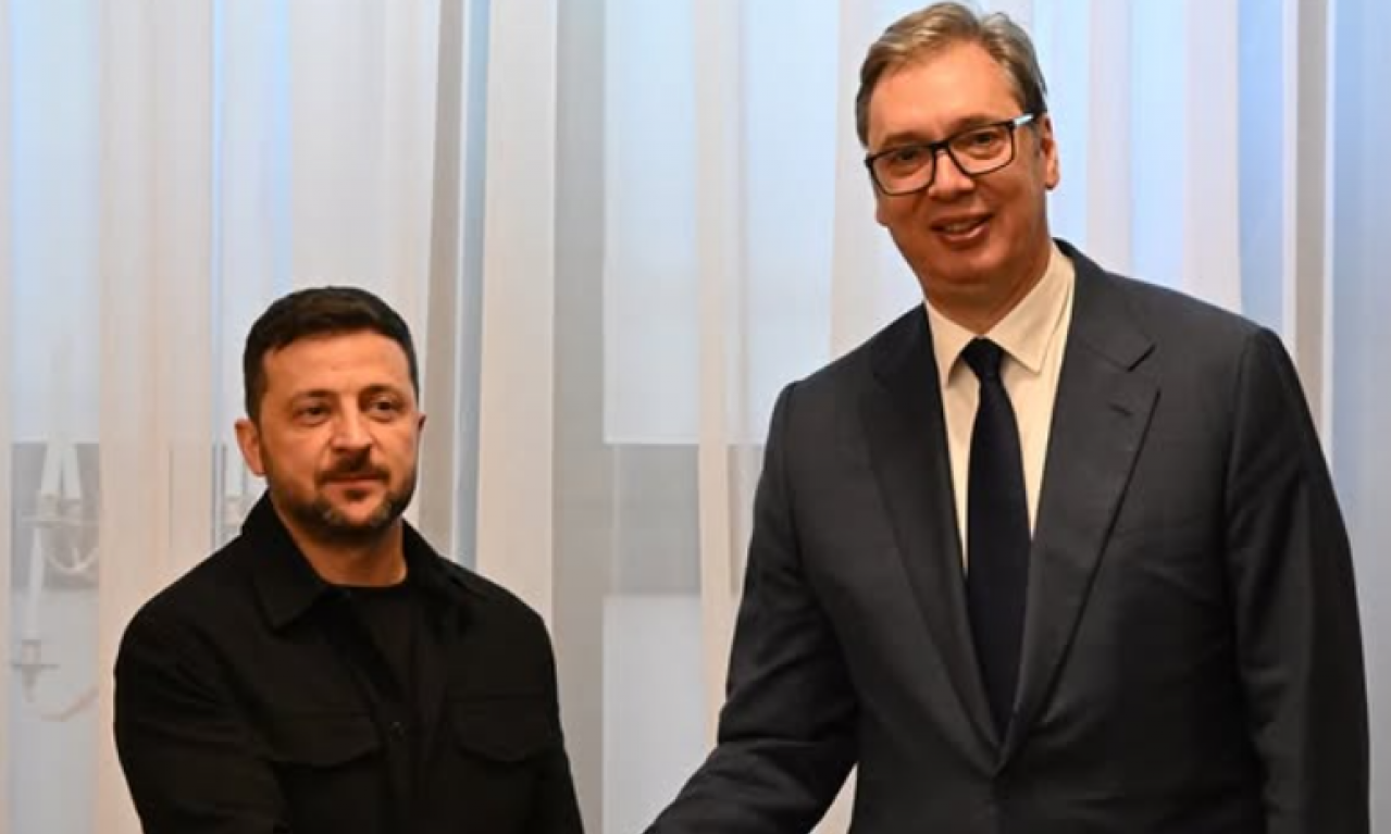 VUČIĆ SE SASTAO SA ZELENSKIM: Evo o čemu su razgovarala dva predsednika!