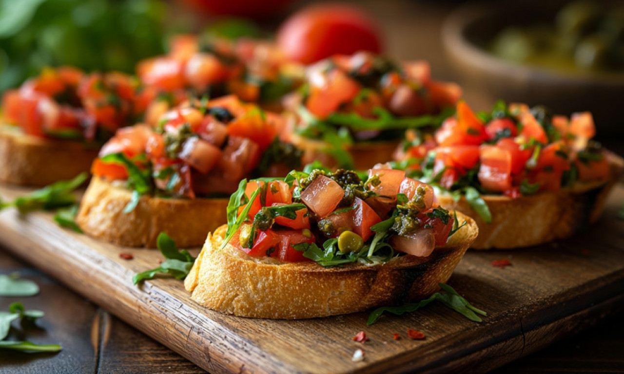 ITALIJA U VAŠOJ KUHINJI Najbolje bruskete ikada – hrskave, mirisne i gotove za 15 minuta!