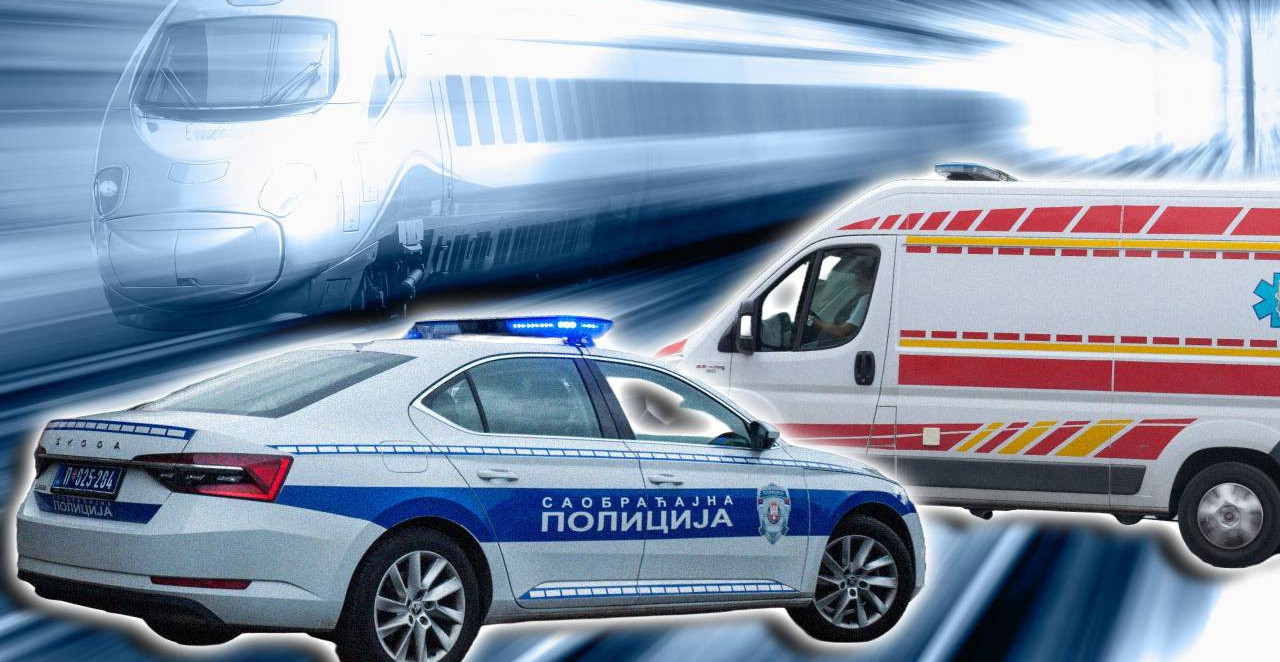 SUDAR VOZA I AUTOMOBILA KOD LOZNICE Stravična nesreća, vozač hitno prebačen u bolnicu