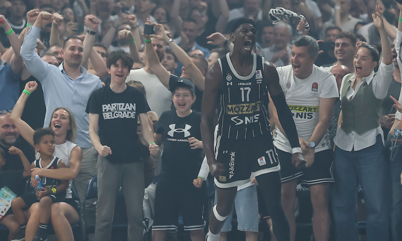 JOŠ JEDNA ČETVRTINA: Partizan sa dvocifrenom prednošću ulazi u poslednju četvrtinu