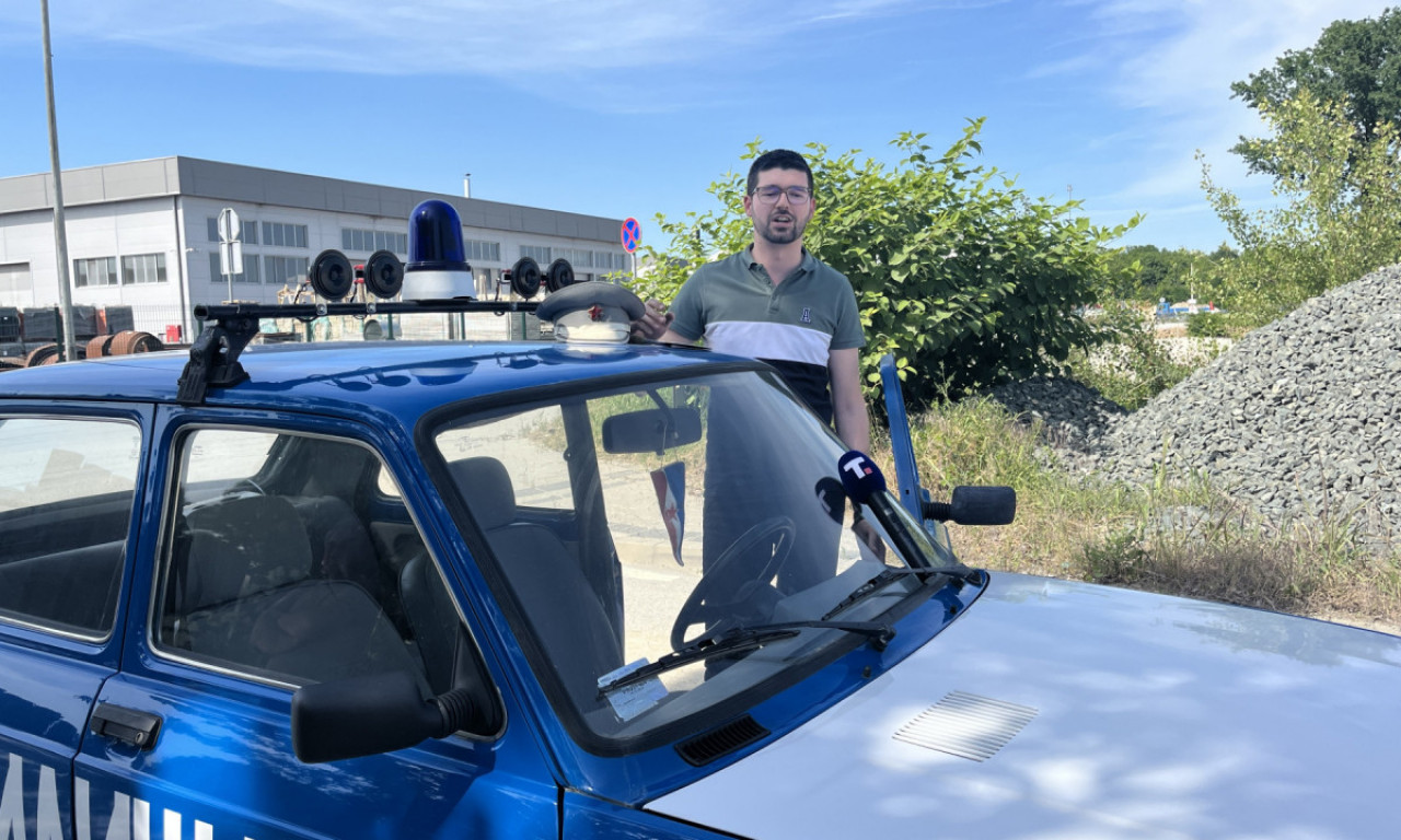 ČAČANIN OŽIVEO VOZILO IZ VREMENA NARODNE MILICIJE: Plavog stojadina znamo i iz kultnog filma (FOTO)