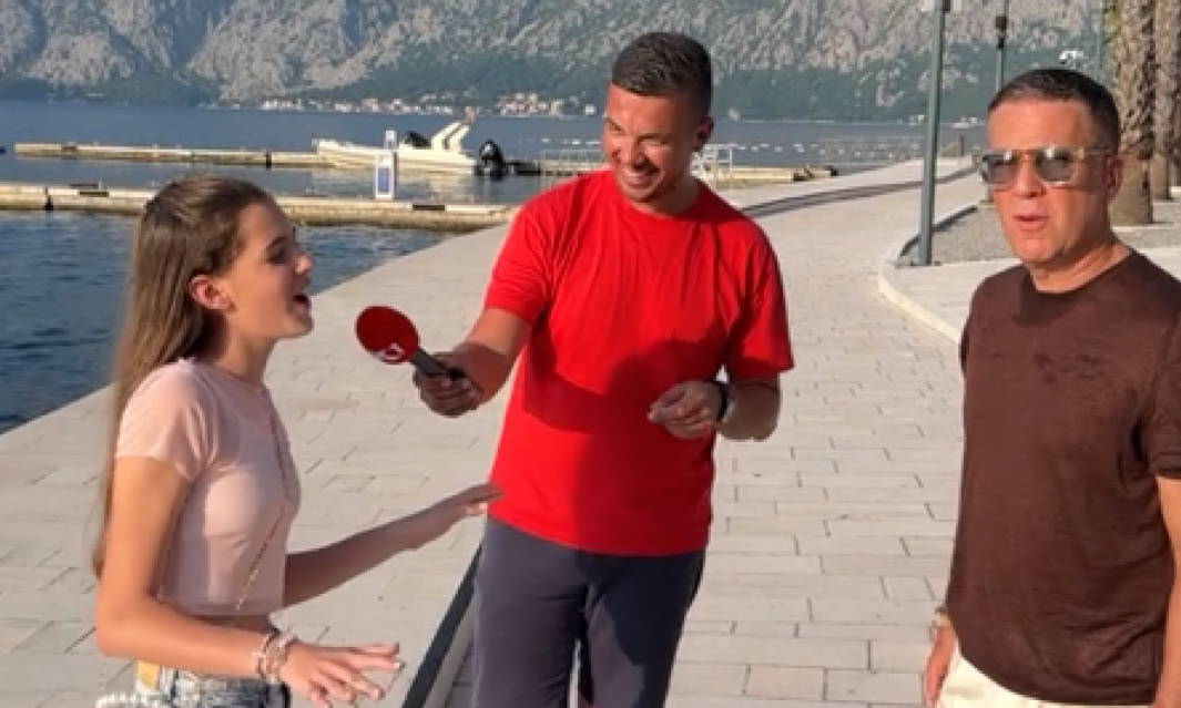 ŽELJKO JE U KOTORU UPOZNAO MALU MAŠU Ona je zapevala i sve je stalo! Pogledajte susret koji dele svi na internetu(VIDEO)