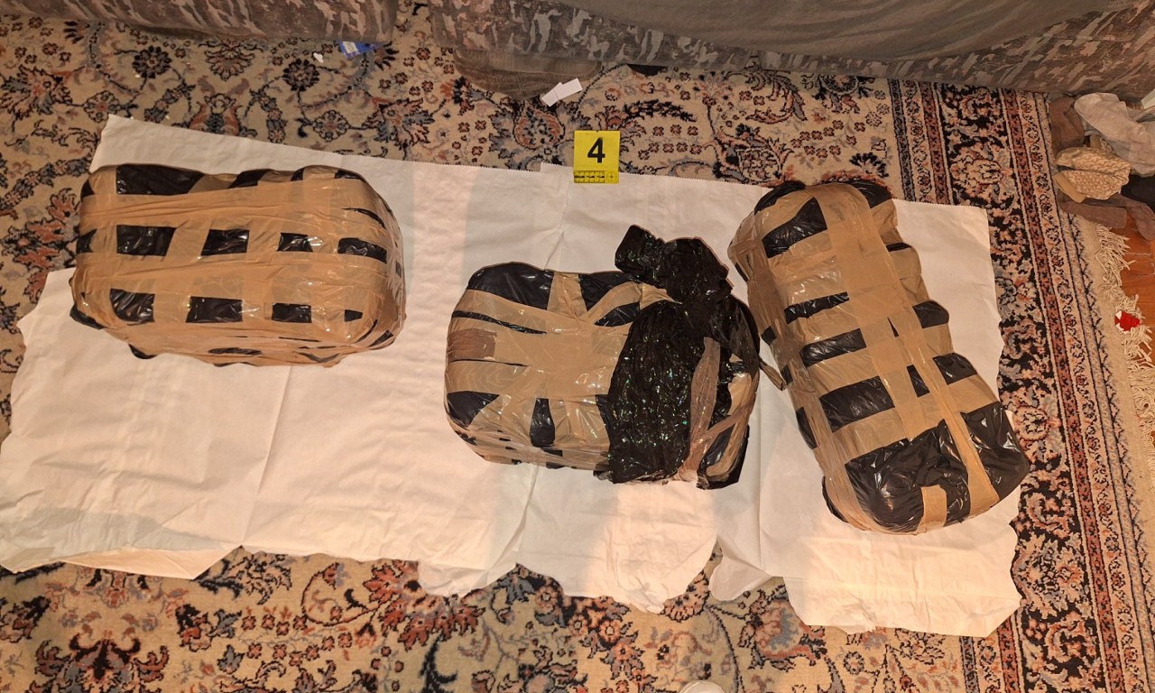 VELIKA AKCIJA MUP: Zaplenjeno 200 kilograma marihuane, uhapšena 4 muškarca (FOTO)