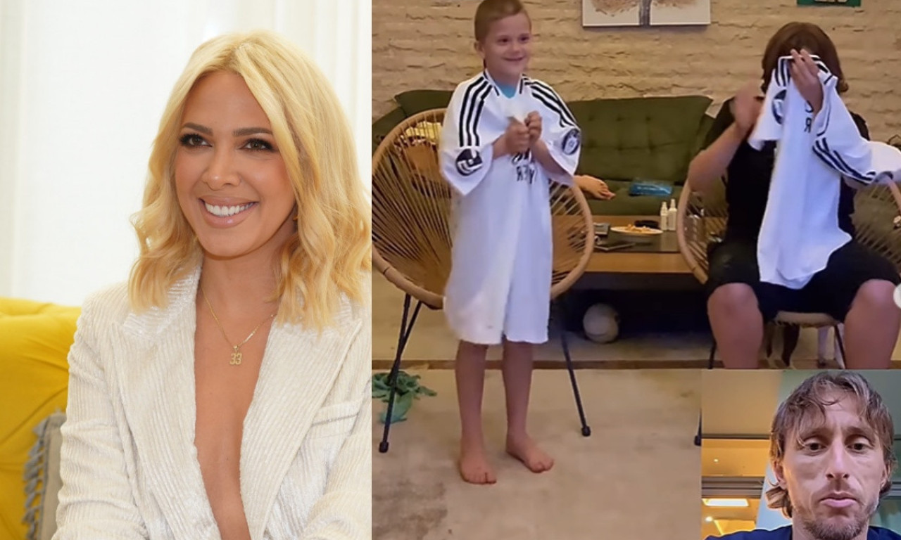 LUKA MODRIĆ IZNENADIO SESTRIĆE MILICE TODOROVIĆ Poslao im poseban poklon, klinci plakali kao kiša (VIDEO)