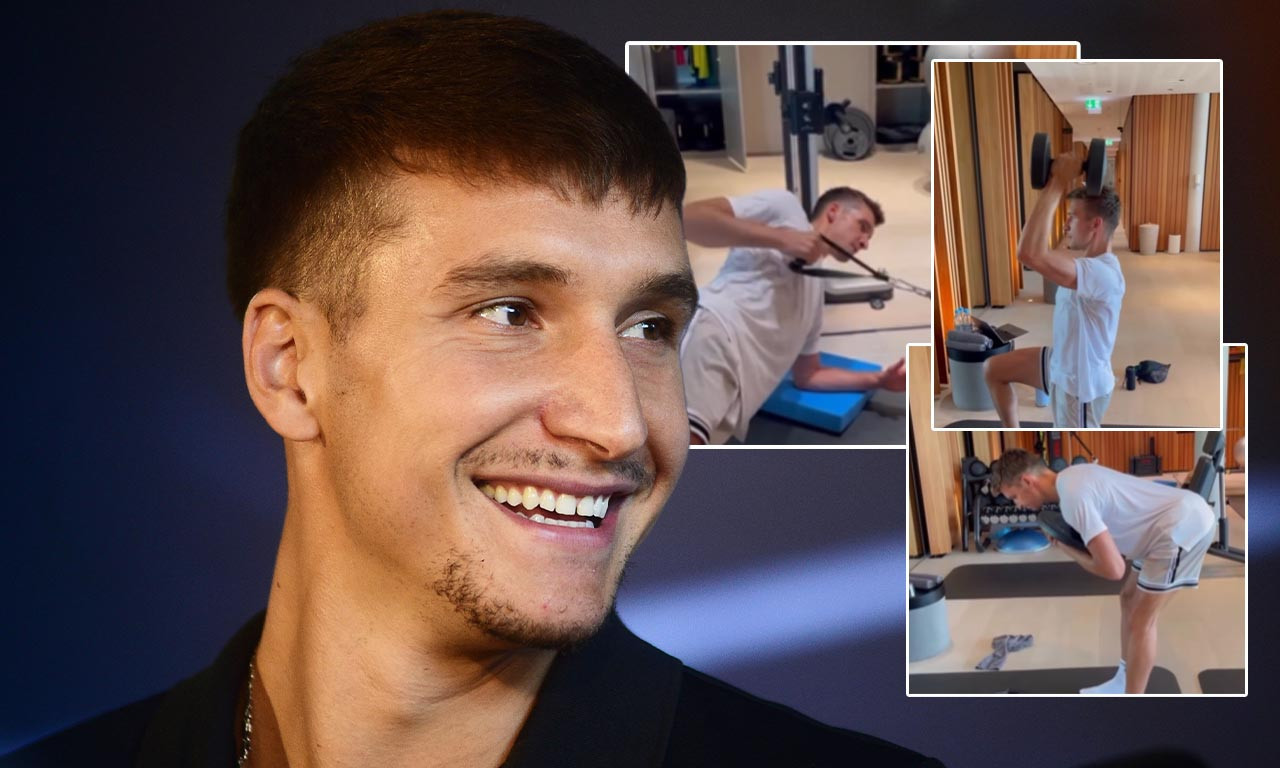DEVOJKE, UZMITE ŠEĆER I VODU, PA SEDNITE! Pogledajte kako se Bogdanović znoji - kapiten punom parom radi za zlato na EP