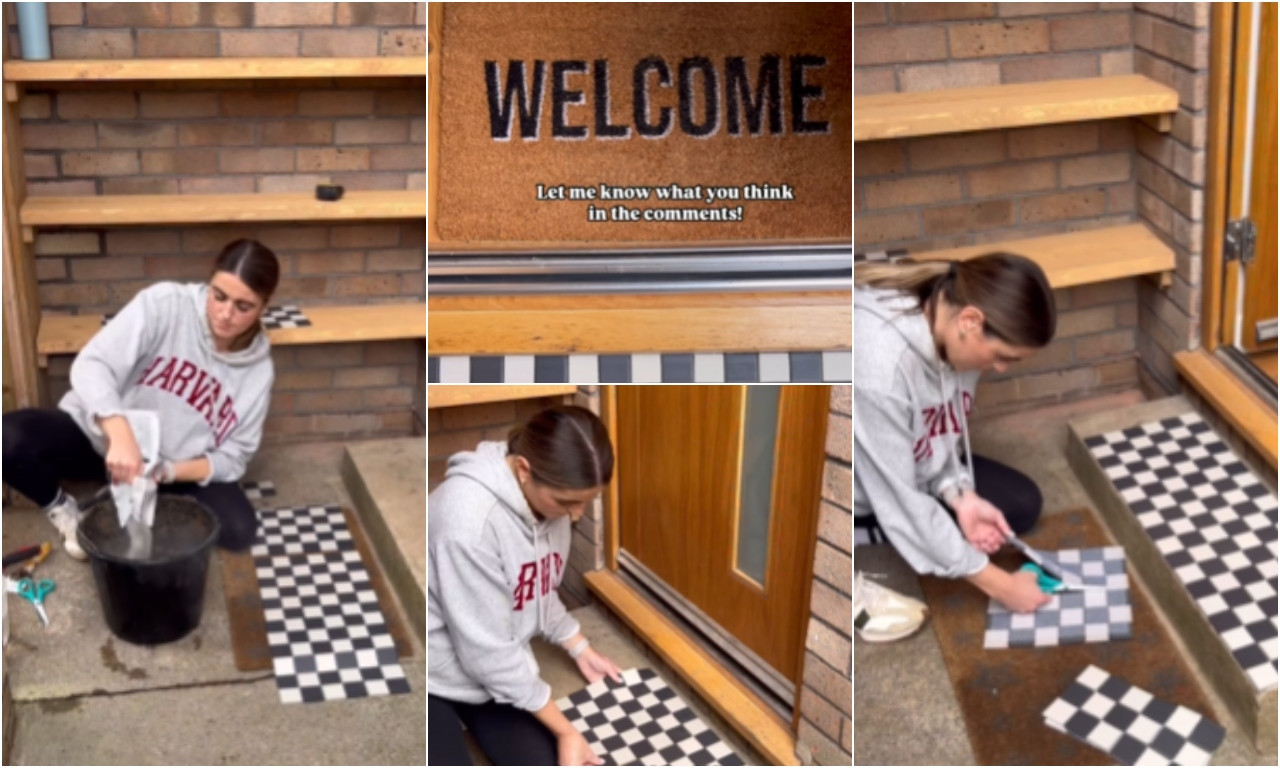 KAKAV PREOBRAŽAJ! Pogledajte kako je običan betonski stepenik postao ukras kuće za 1.600 dinara