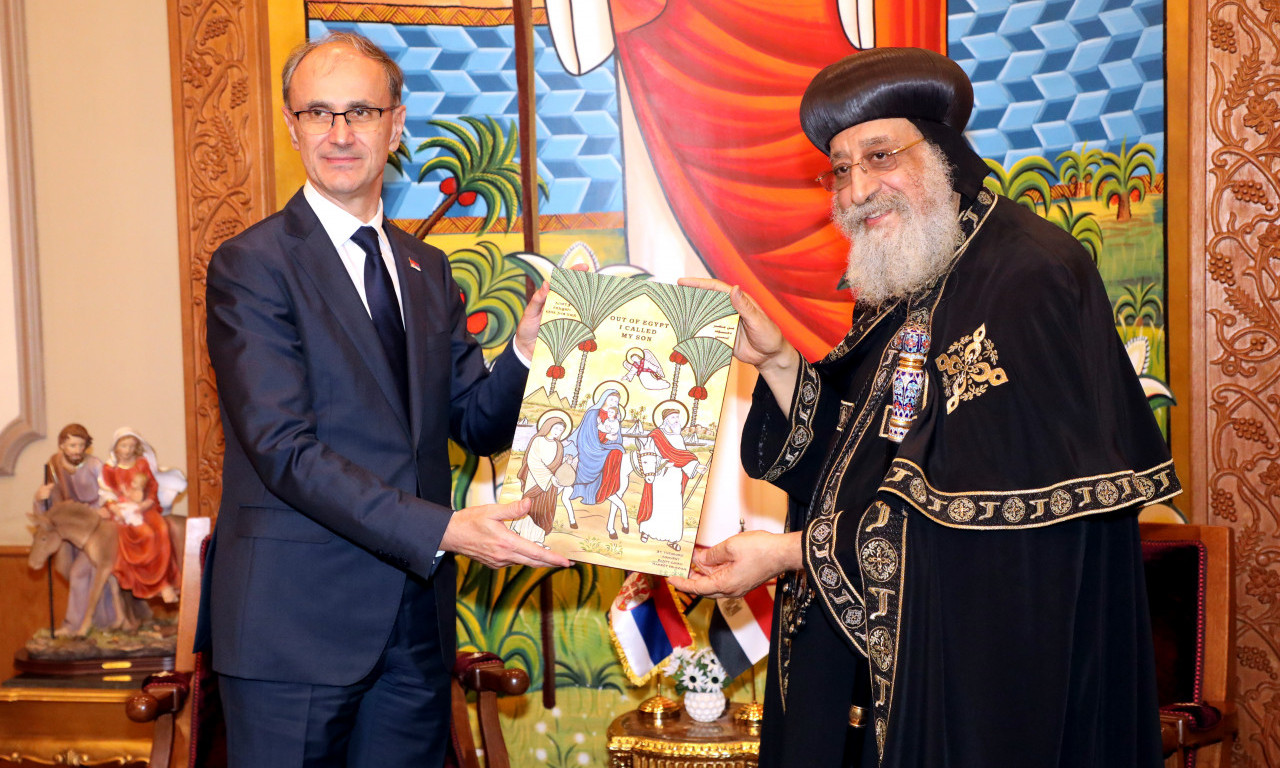 MACUT RAZGOVARAO SA POGLAVAROM KOPTSKE CRKVE: Srbija ostaje posvećena negovanju prijateljskih veza sa Egiptom (FOTO)