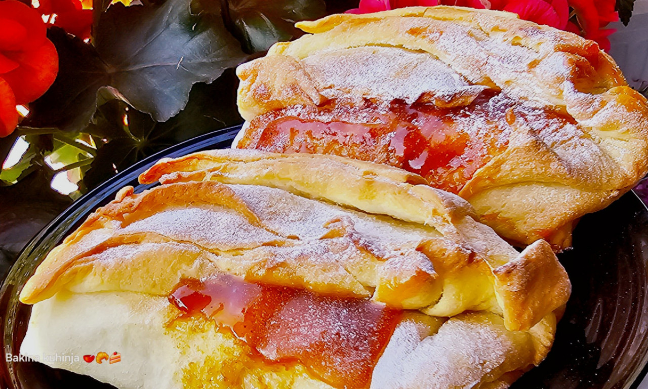 NAJBOLJE POSNO LISNATO PECIVO SA DŽEMOM Bakin recept bez premca na internetu!