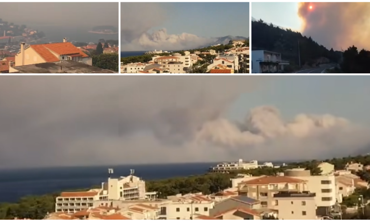U TOKU JE EVAKUACIJA, BRANI SE KUĆA PO KUĆA Širi se strašan požar na Jadranu (VIDEO)