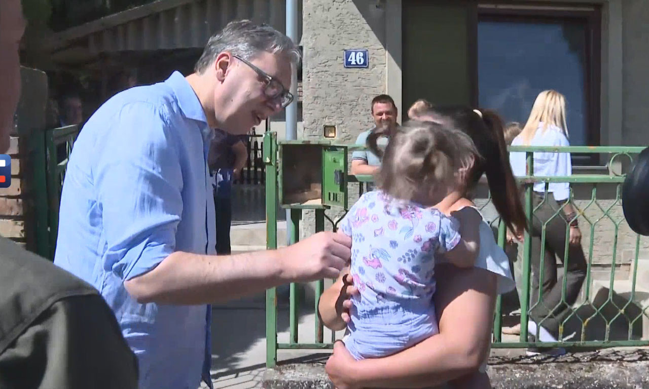 PREDSEDNIK U POSETI PORODICI RANKOV "Ovo je za nas sreća najveća" (VIDEO)
