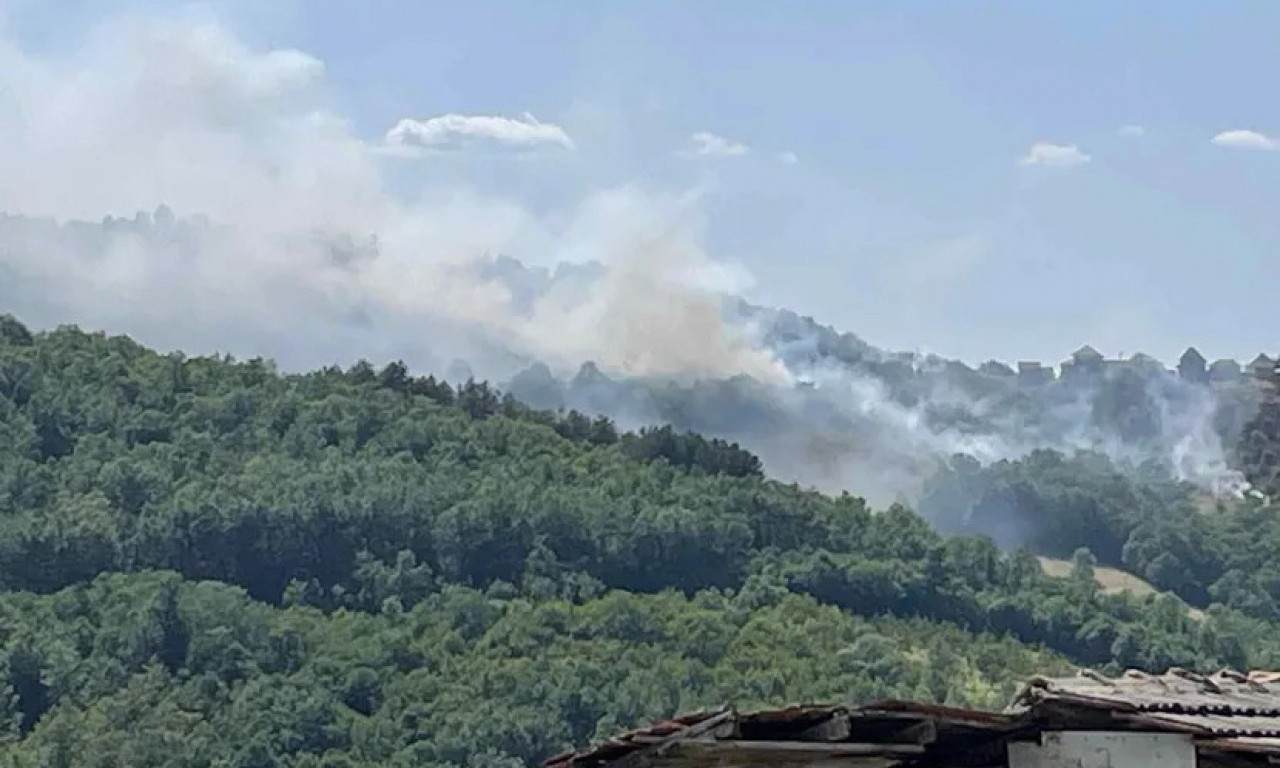 OGROMAN POŽAR KOD ČAČKA: Nekoliko hektara pod plamenom (FOTO)