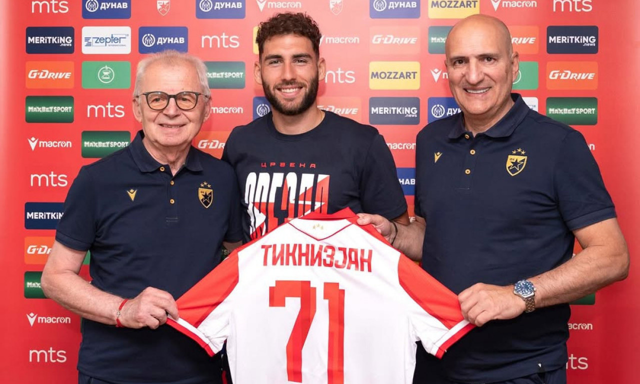 CRVENA ZVEZDA PREDSTAVILA VELIKO POJAČANJE: Tiknizjan za napad na Ligu šampiona