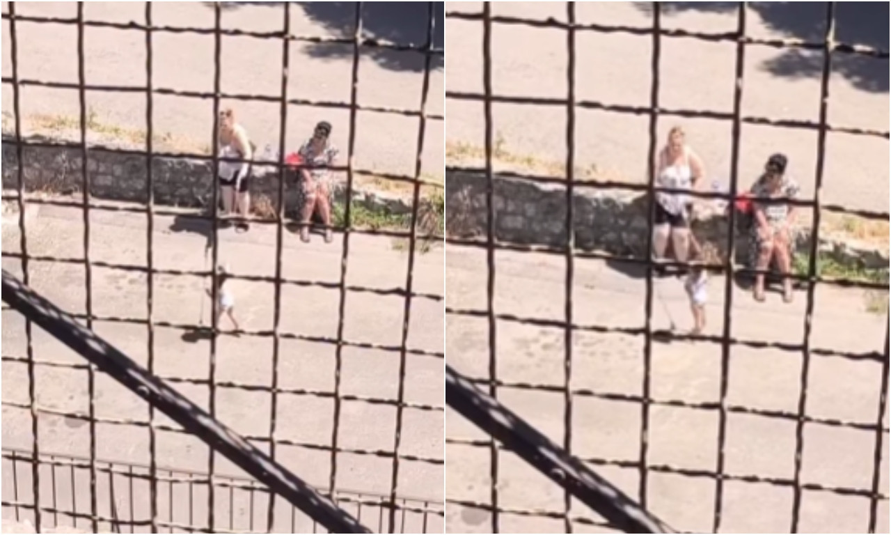 ŽENA VEZALA DETE ZA POVODAC I NE DA MU DA SE KREĆE Jeziva scena koja je potresla Beograđane (VIDEO)