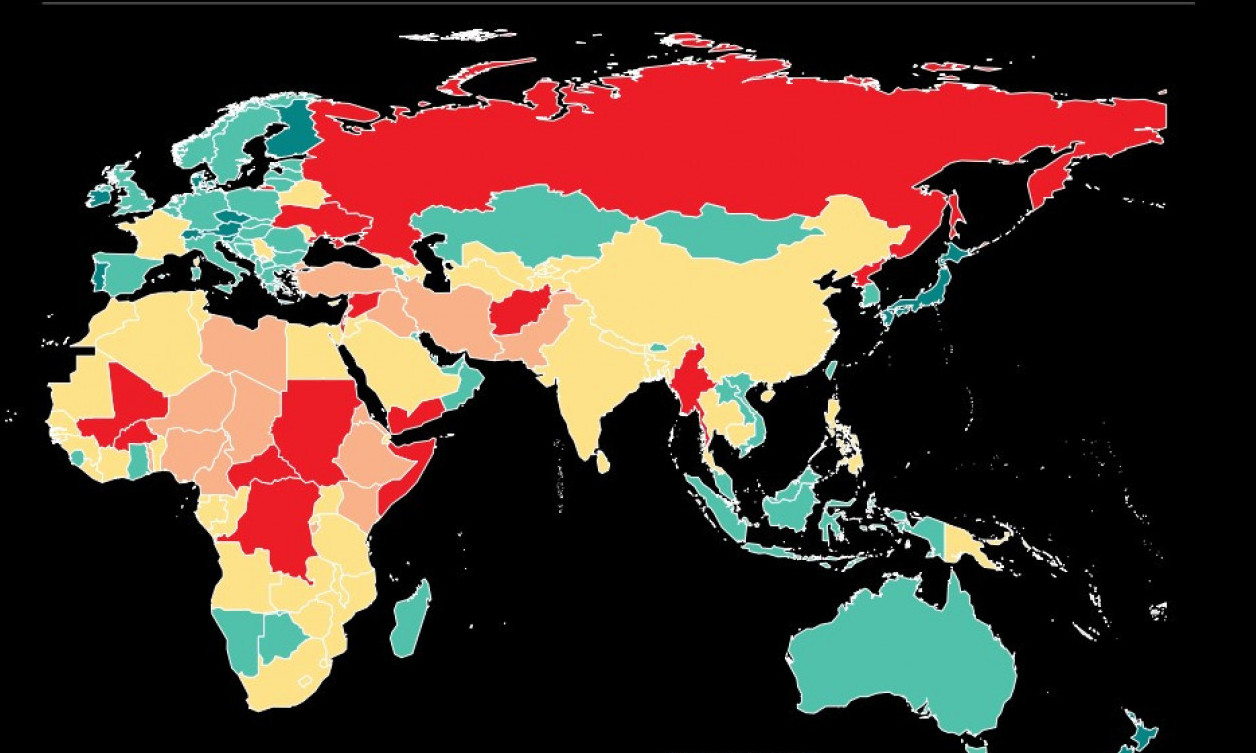 KOJE SU ZEMLJE NAJBEZBEDNIJE U SLUČAJU SVETSKOG RATA? Ovih 10 je na vrhu liste, a evo gde je Srbija!