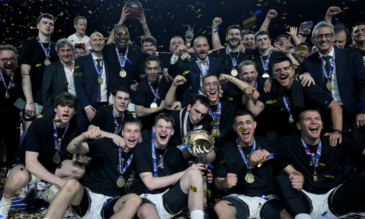 POGLEDAJTE DODELU I SLAVLJE: Partizan dominira kao najtrofejniji košarkaški klub Srbije!