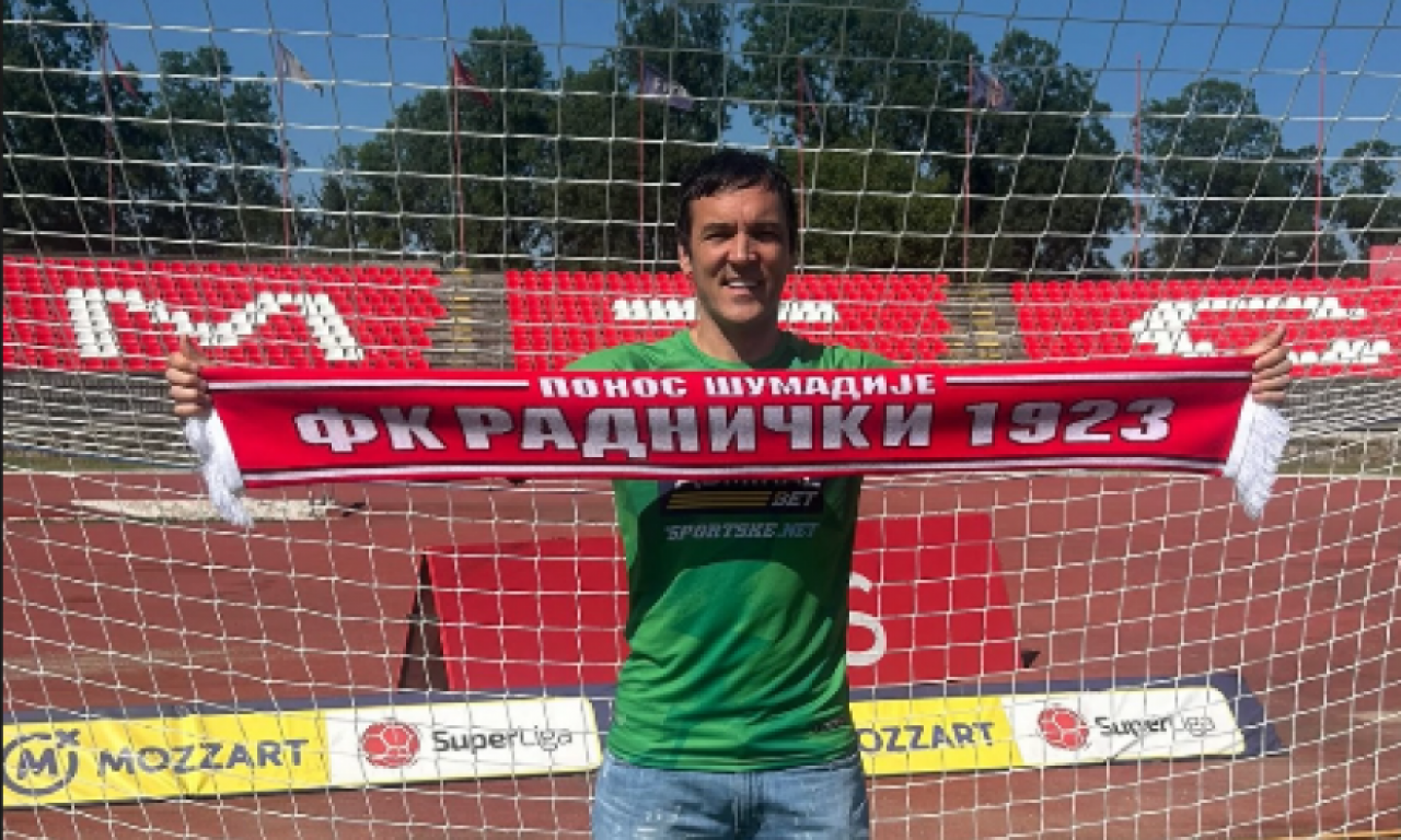 NIJE JOŠ KRAJ: Mogao je da uživa na plaži, ali je izabrao Šumadiju i Radnički