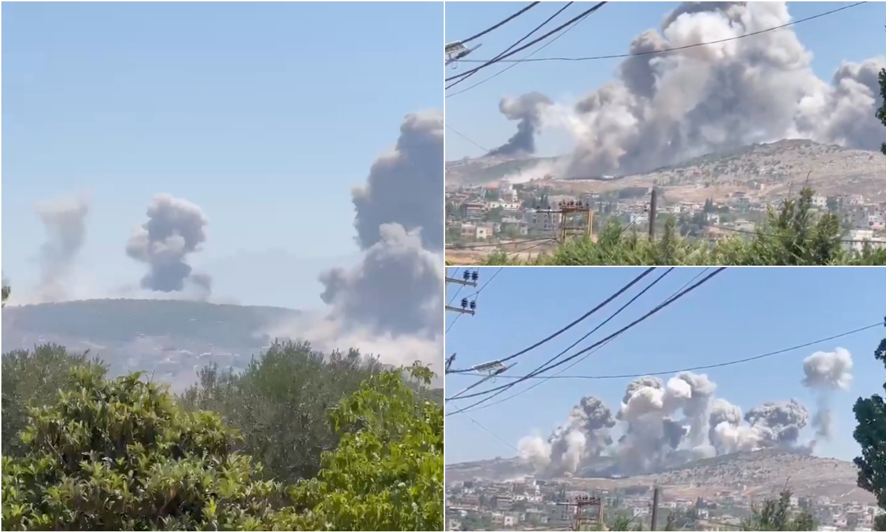 IZRAEL BOMBARDUJE LIBAN Pogledajte jezive scene napada! (VIDEO)