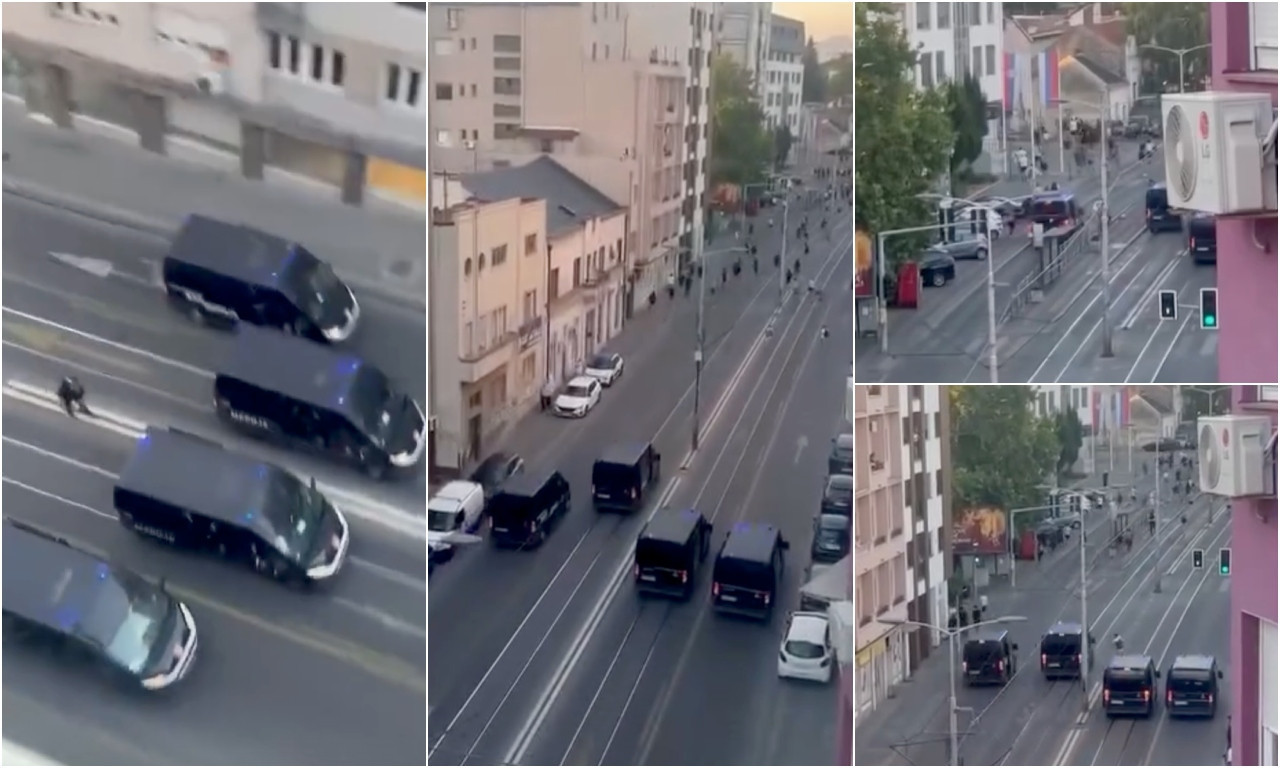 EVO KAKO JE POLICIJA RAZBILA BLOKADE U BEOGRADU Filmska scena sa maricama - blokaderi se razbežali u sekundi (VIDEO)