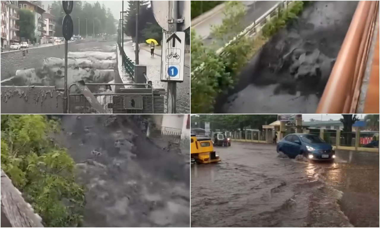NEPOGODE IZAZVALE HAOS U ITALIJI Deca evakuisana u popularnom letovalištu, crveni alarm u 18 gradova, ima mrtvih (VIDEO)
