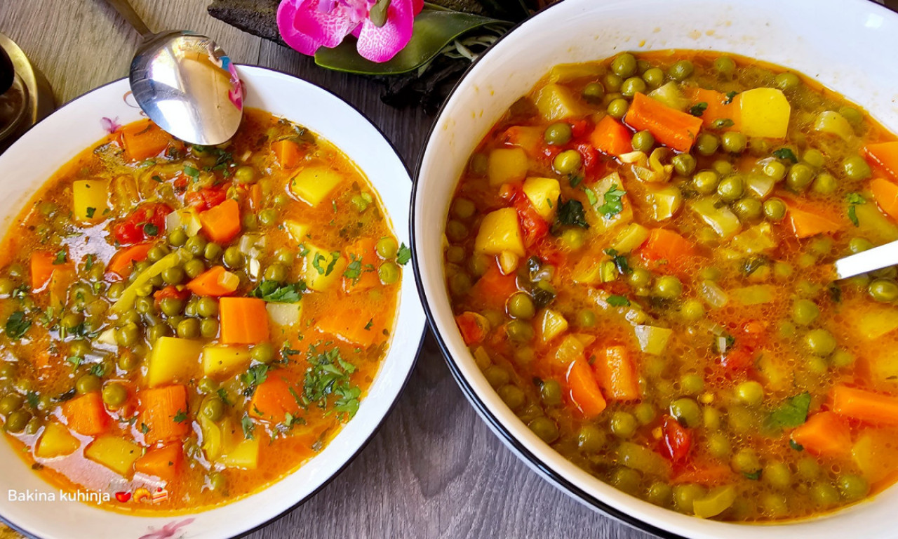 PREDIVAN POSNI GRAŠAK Probajte najbolji bakin domaćinski ručak