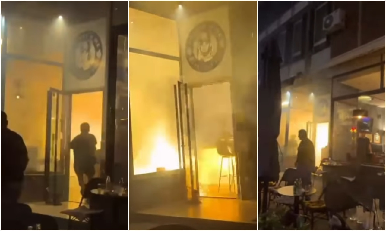 TINEJDŽER BAKLJOM ZAPALIO KAFIĆ Otkriveno ko stoji iza haosa na Vračaru! Požar gutao lokal pun ljudi (VIDEO)