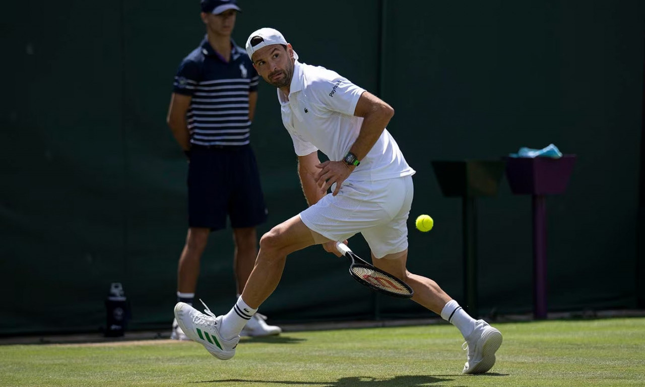 DIMITROV ZAKAZO DUEL SA SINEROM: Bugarin u osmini finala Vimbldona