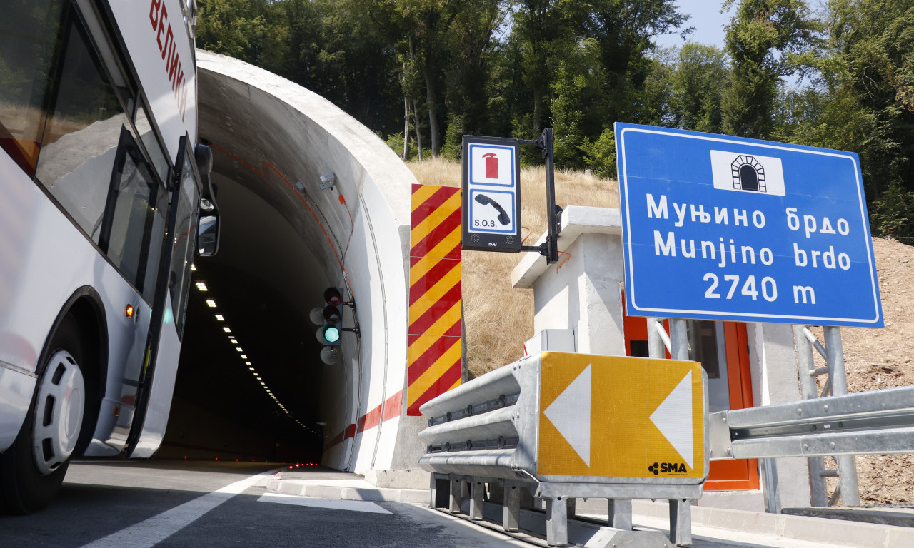 ŠTA SVE NE SMETE U TUNELU NA DEONICI AUTO-PUTA OD PAKOVRAĆE DO POŽEGE? Ovo je strogo zabranjeno da biste bili bezbedni!
