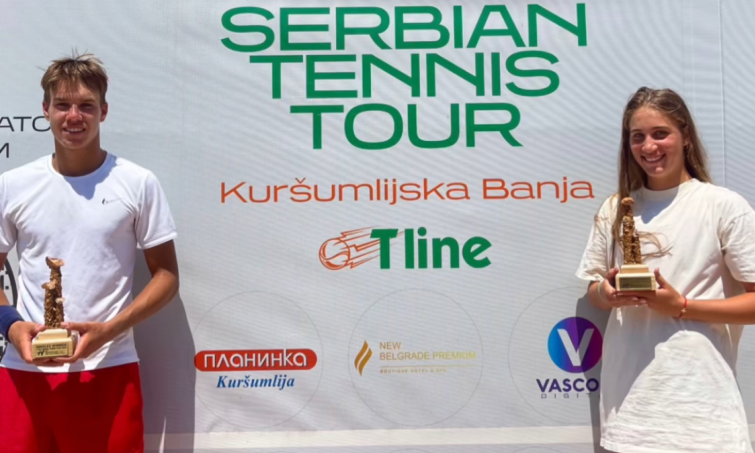 PETAR I ZORANA NAJBOLJI: Održani profesionalni teniski turniri u Kuršumlijskoj Banji!