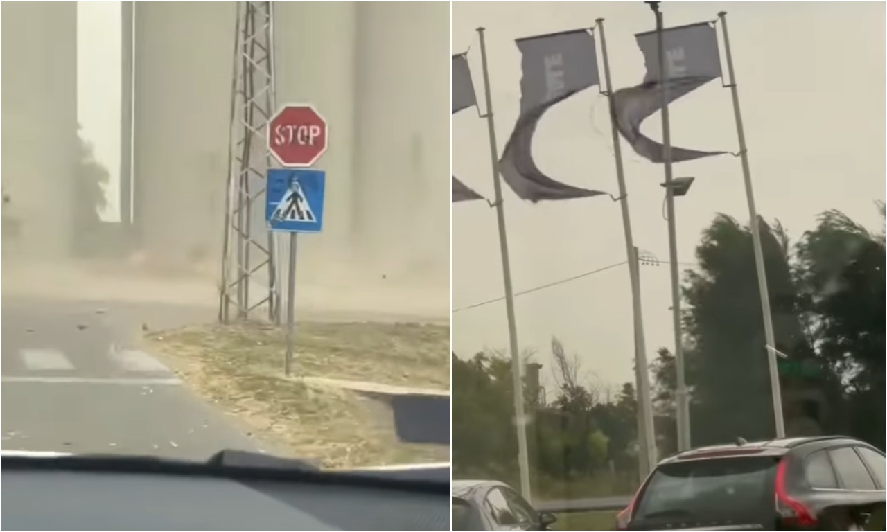 SRBIJU KOSI NEVREME I PITANJE JE KAD ĆE STATI Posle Subotice oluja i u Zrenjaninu, Bačkoj Palanci, Odžacima...(VIDEO)