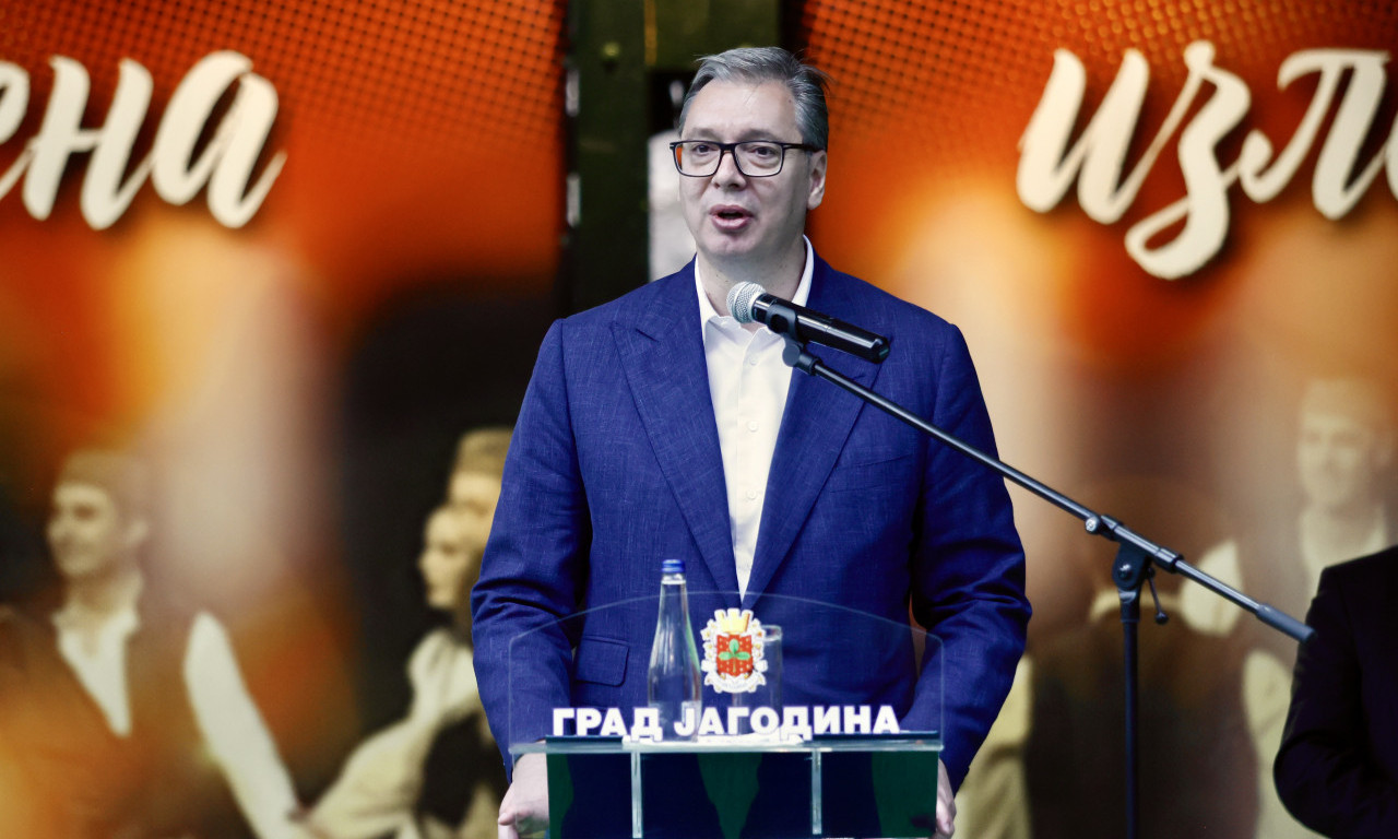 VUČIĆ POSLAO APEL IZ JAGODINE: Sve naše policijske snage rade na gašenju požara