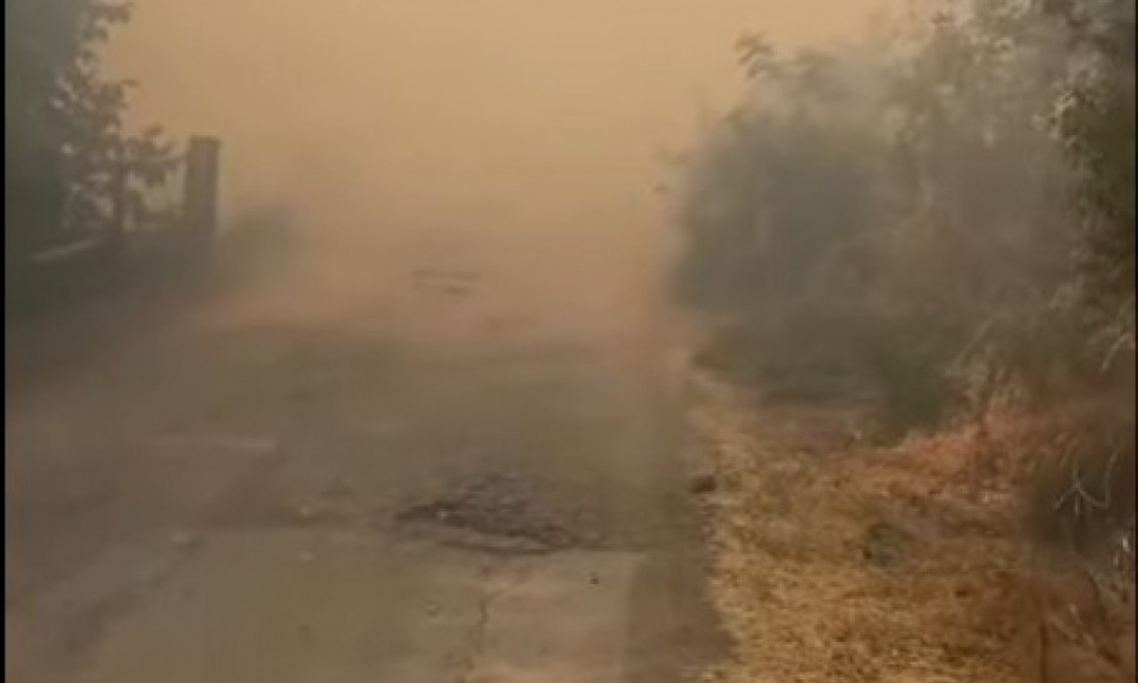 ZONA SUMRAKA U BRADARCU: Pogledajte jezivu scenu zbog požara (VIDEO)