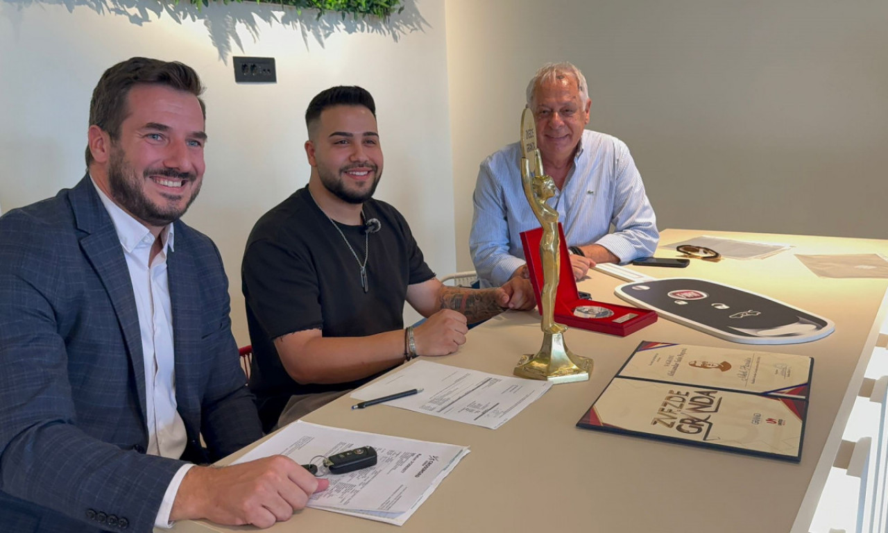 POBEDNIKU ZVEZDA GRANDA NIKOLI STANIŠIĆU URUČEN POKLON: Prvi auto mu je bio Fiat, sada vozi novi model! (FOTO)