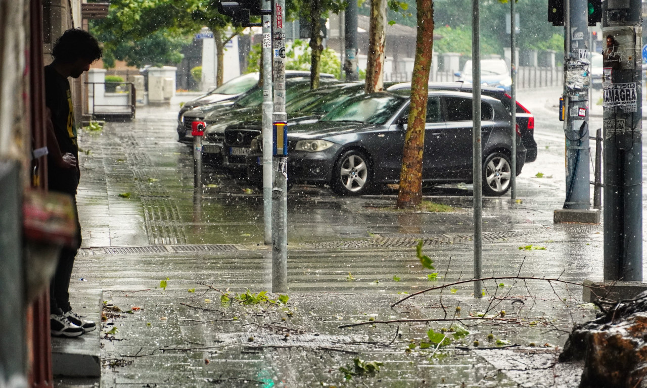 HAOS NA ULICAMA BEOGRADA! Nevreme oborilo stabla i oštetilo objekte, nadležni u punoj pripravnosti!