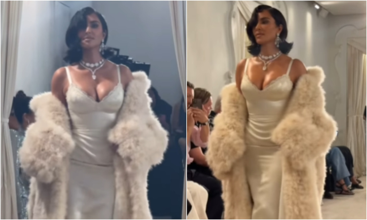 250 KARATA DIJAMANATA NA JEDNOJ ŽENI Kim Kardashian zablistala kao Elizabet Tejlor u Parizu