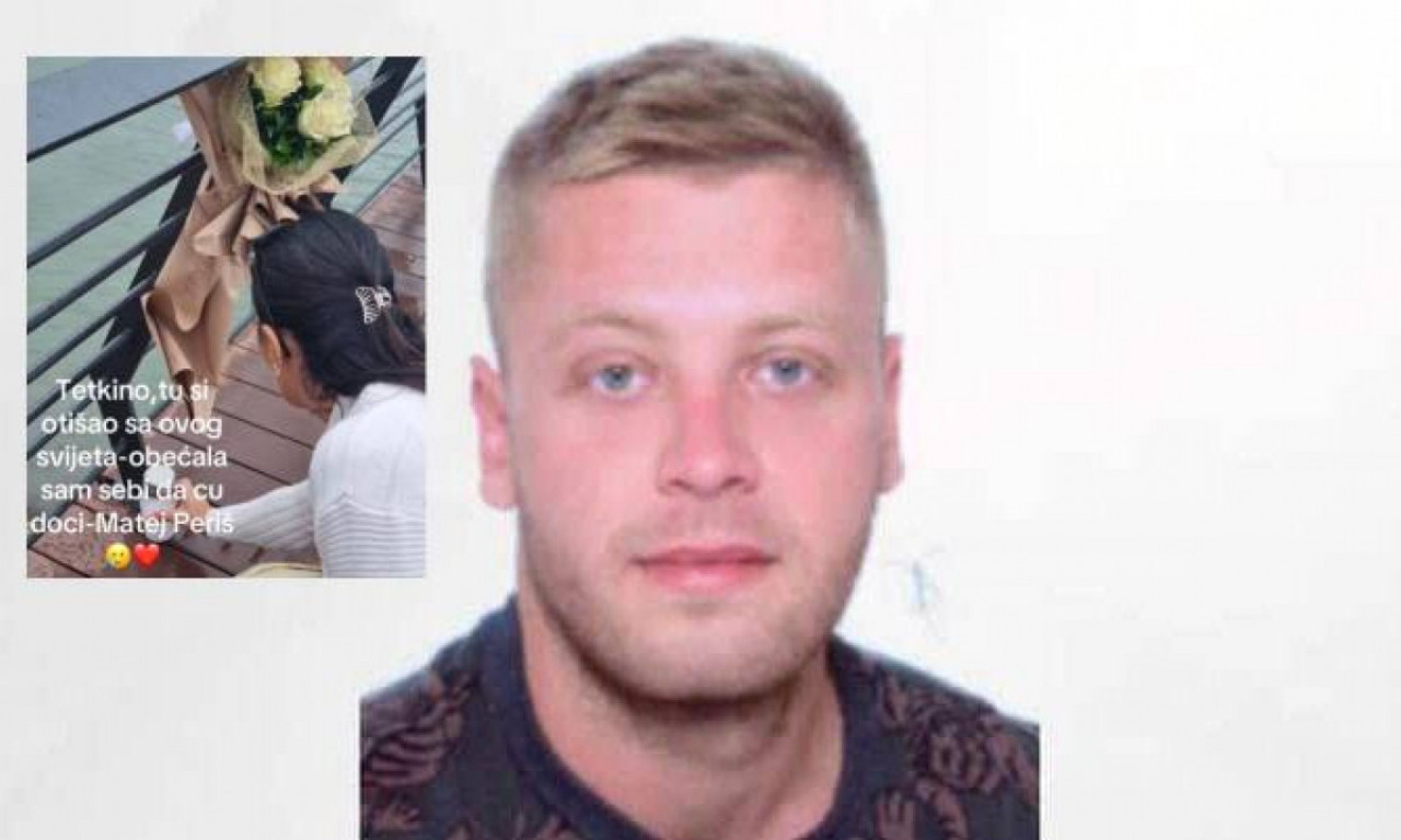 "TU SI NESTAO, TETKINO...": Uoči rođendana Mateja Periša, ostavila bele ruže na mestu gde mu se gubi svaki trag (VIDEO)