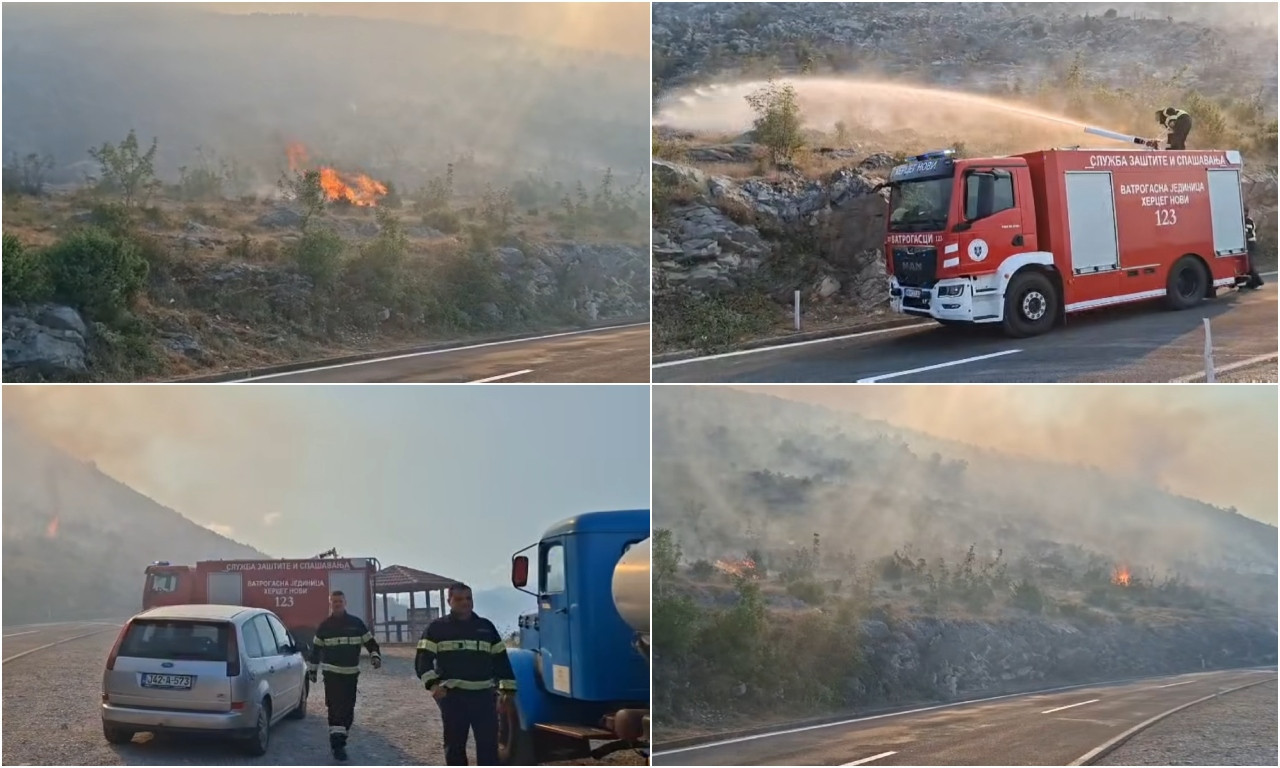 POŽARI KOD TREBINJA I DALJE BUKTE! Vatrogasci na teškom zadatku - vatra zahvatila neverovatnu površinu