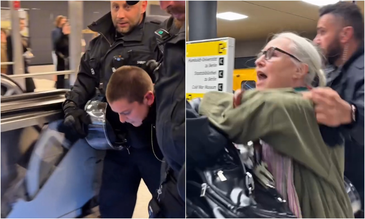 POGLEDAJTE KAKO SE POLICIJA IŽIVLJAVA NAD DEMONSTRANTIMA Decu dave, starice čupaju za kosu... (VIDEO)