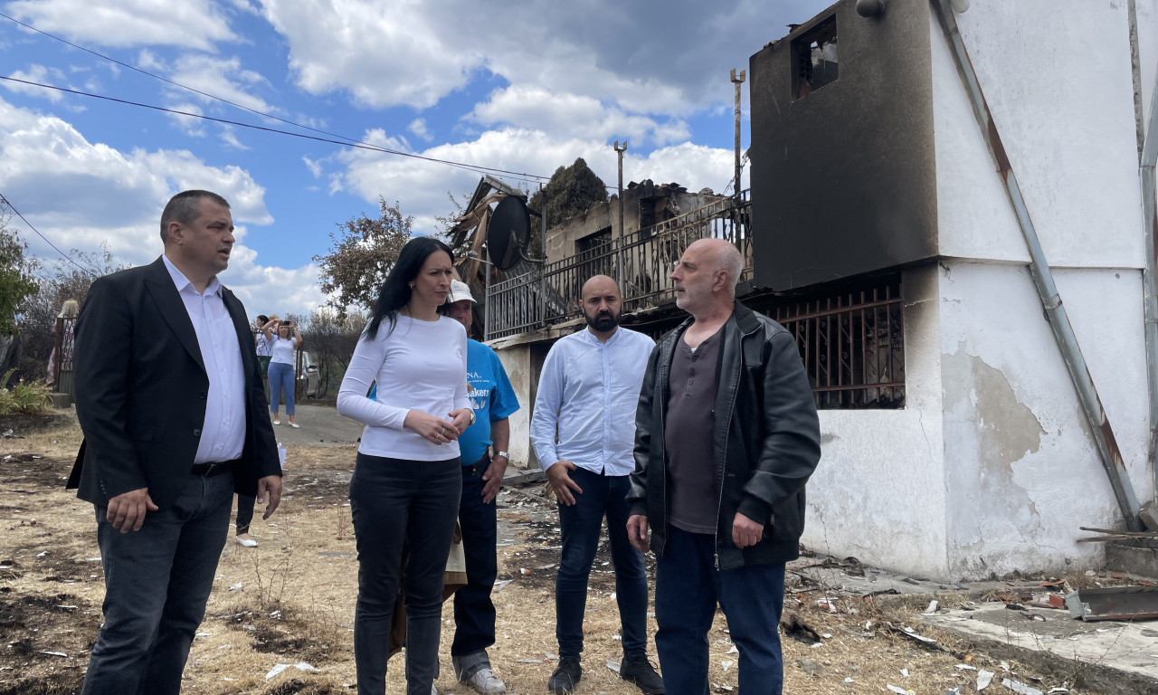 ŽARIĆ KOVAČEVIĆ POSETILA PORODICE KOJE SU IZGUBILE KUĆE U POŽARU: Država  će pomoći lokalnim zajednicama!