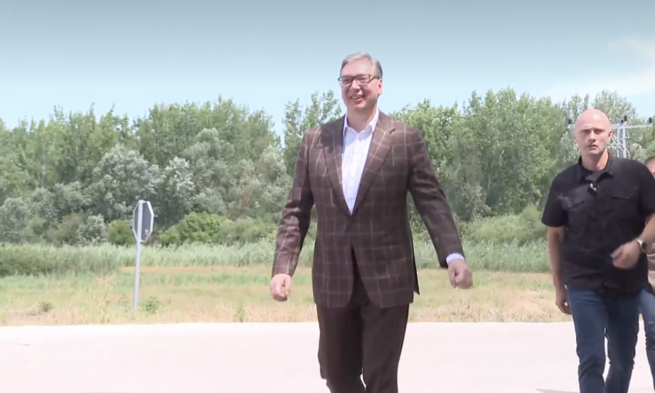 NOVI MOST PREKO DUNAVA PRE KRAJA 2026. GODINE Vučić obilazi radove na Fruškogorskom koridoru (VIDEO)