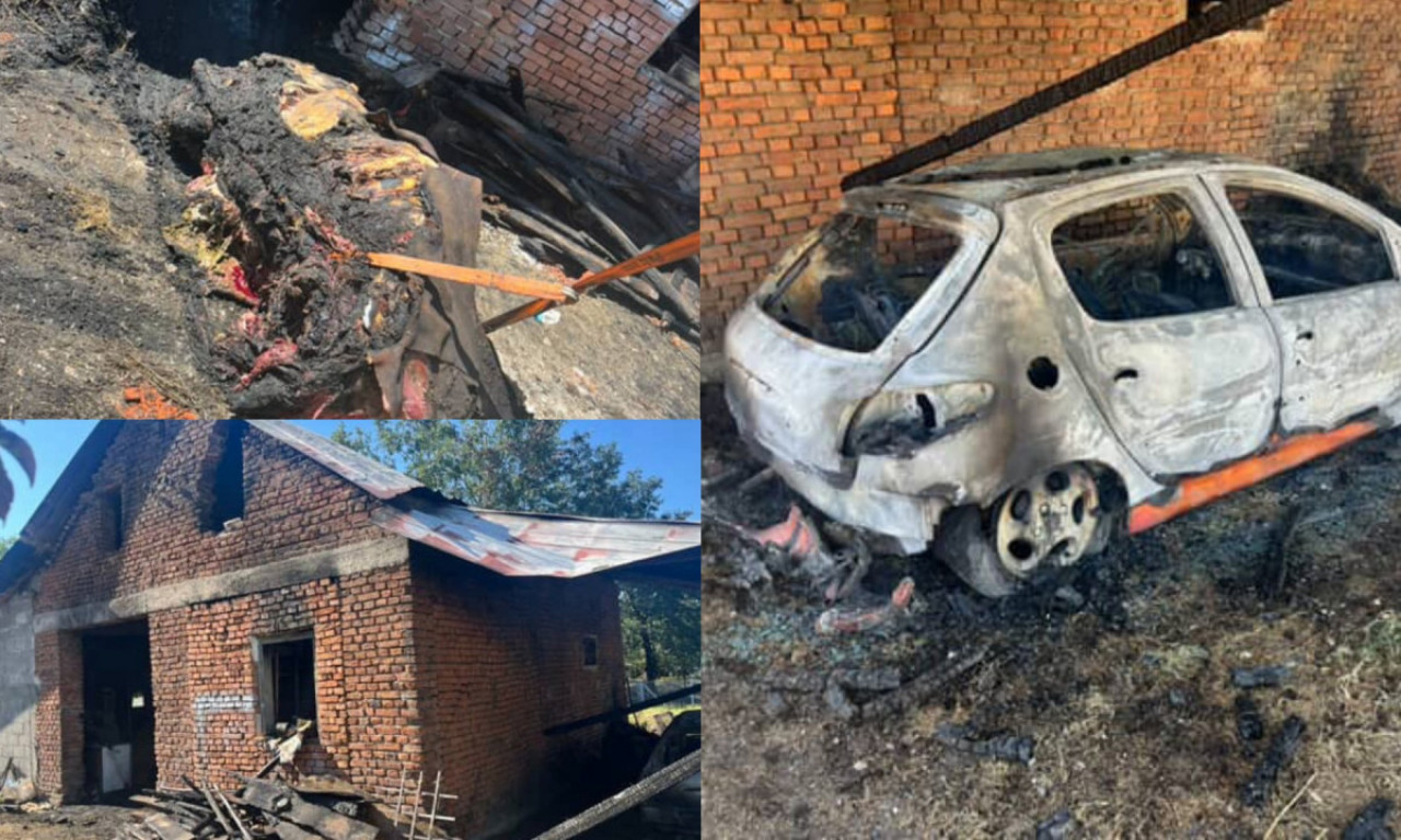 VATRENA STIHIJA PROGUTALA JOVANOVIĆIMA SVE Prizor iz sela kod Čačka slama srca (FOTO)