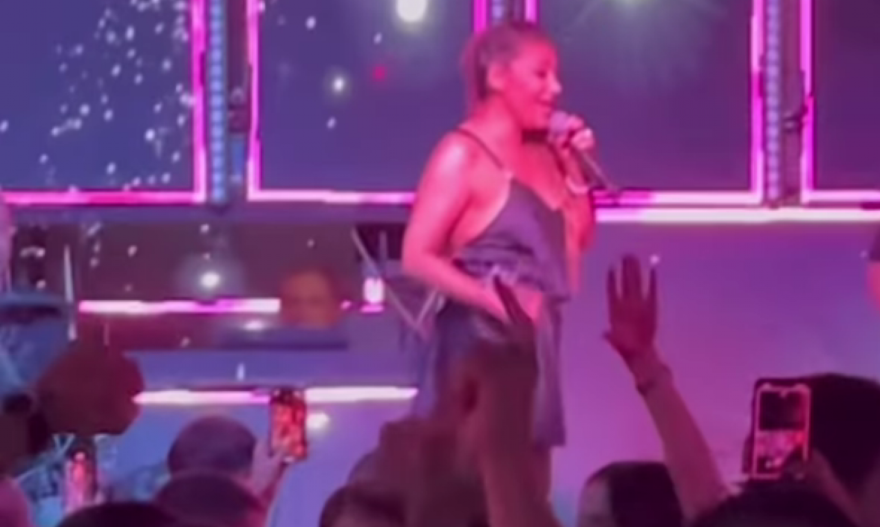 HAOS NA NASTUPU ANE NIKOLIĆ U BUDVI Sela bubnjaru u krilo, šta će reći Rale? (VIDEO)