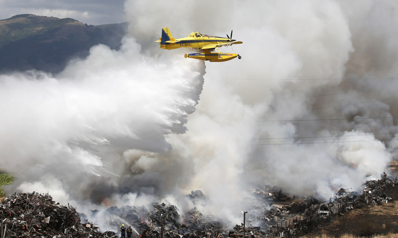 TRI AKTIVNA POŽARA U SEVERNOJ MAKEDONIJI Jedan na nepristupačnom terenu, evo šta se preduzima