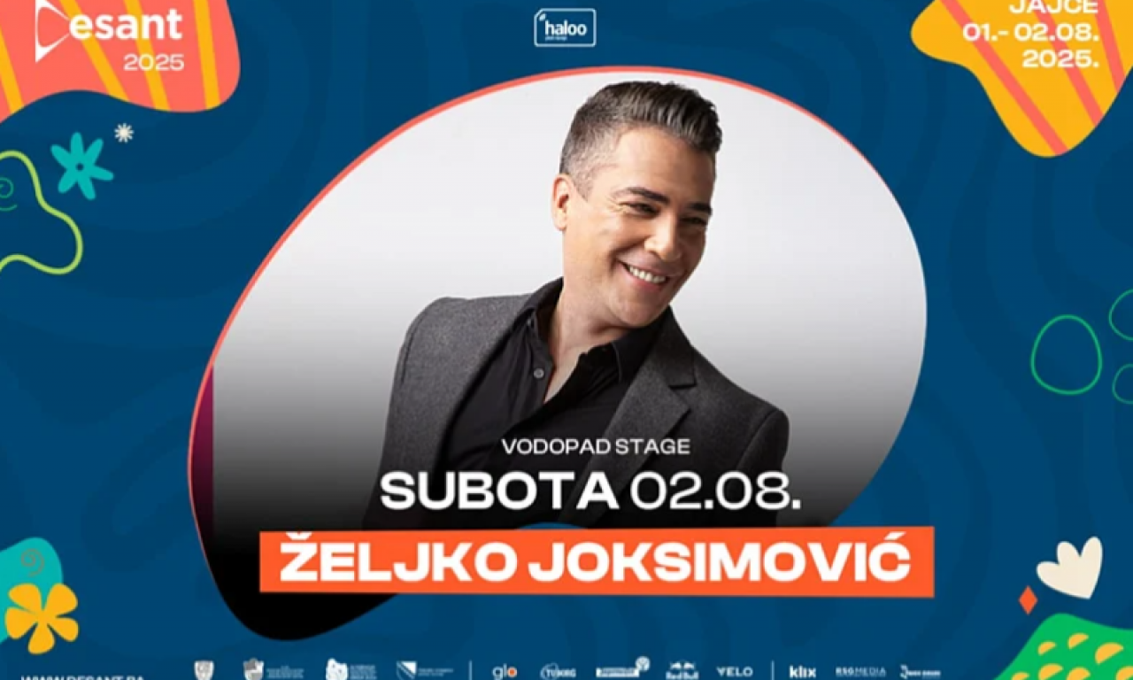 ŽELJKO JOKSIMOVIĆ IDE NA DESANT FESTIVAL! 14 muzičara na sceni, spektakl ispod vodopada: "Fasciniran sam lokacijom"