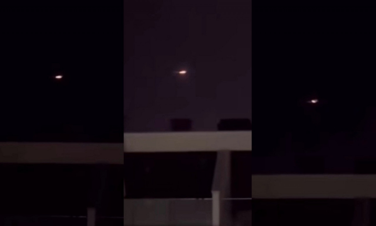 DA LI STE VIDELI ČUDNU SVETLOST NA NEBU IZNAD BEOGRADA? Sinoć su masovno izlazili na ulice, a glasine su razne