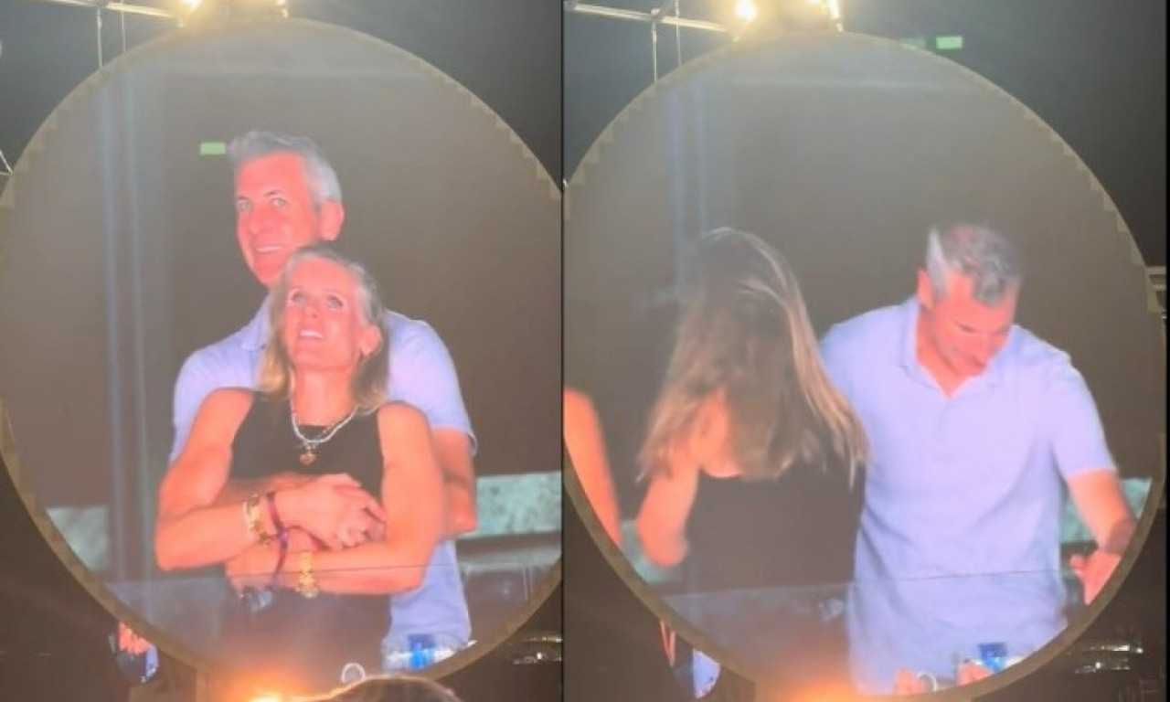 PUKLA BRUKA! MILIJARDER UHVAĆEN U ŠVALERACIJI NA KONCERTU COLDPLAY! Bajron je bežao kao oparen, a ona je pokrivala lice