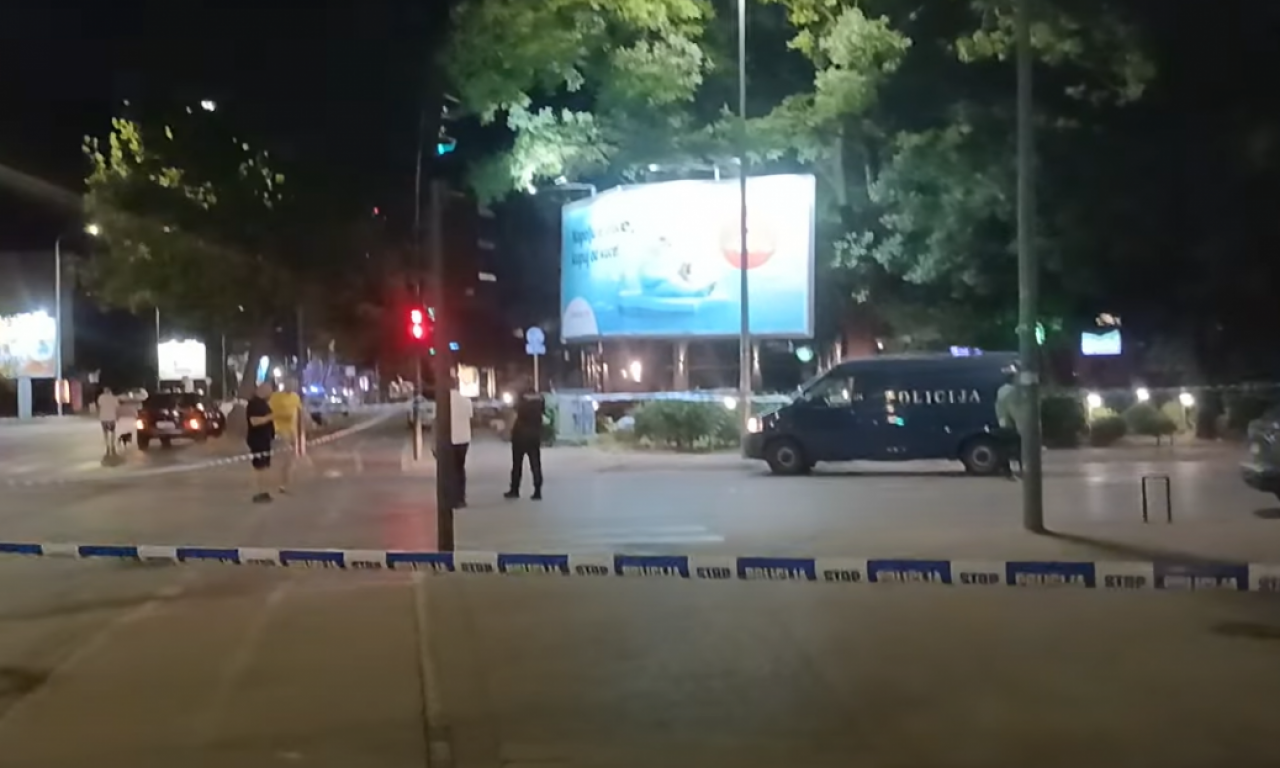 PRVE SLIKE SA MESTA KRVOPROLIĆA U PODGORICI Ovde je izrešetan Ivan Milačić - evo kako je ubica vrebao metu (FOTO+VIDEO)